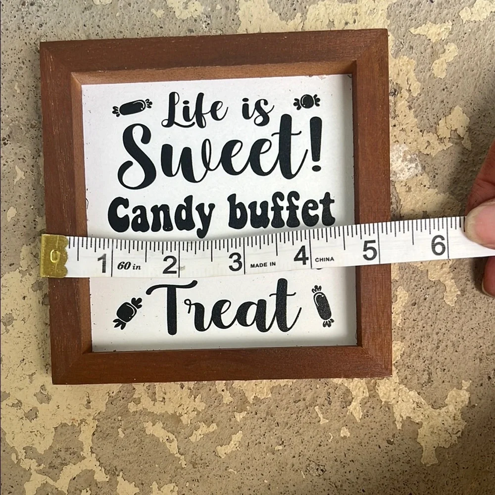 Like new Hobby Lobby Rustic Brown Chalkboard bundle of 3